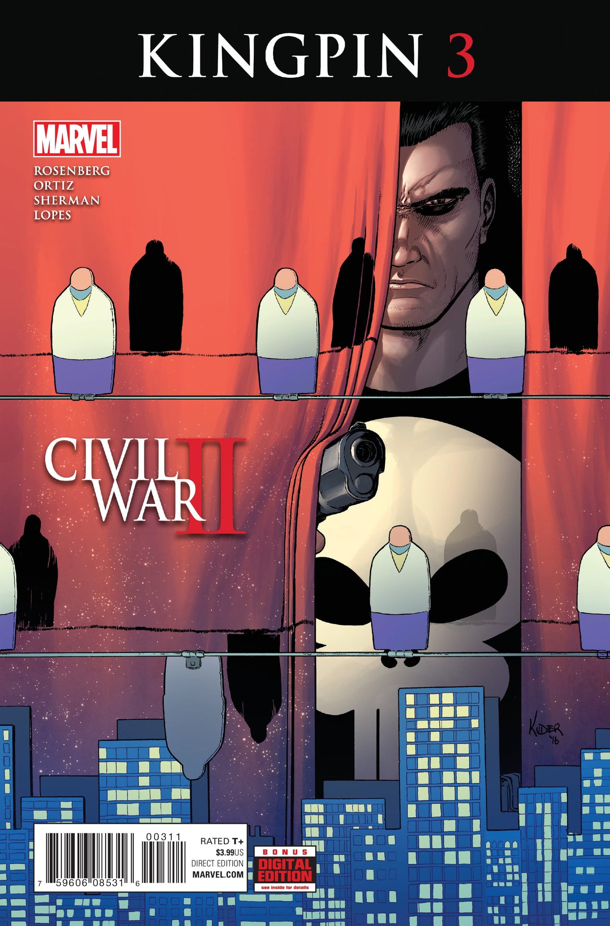 Marvel COMIC BOOK Civil War II: Kingpin #3 - CVR A (FN)
