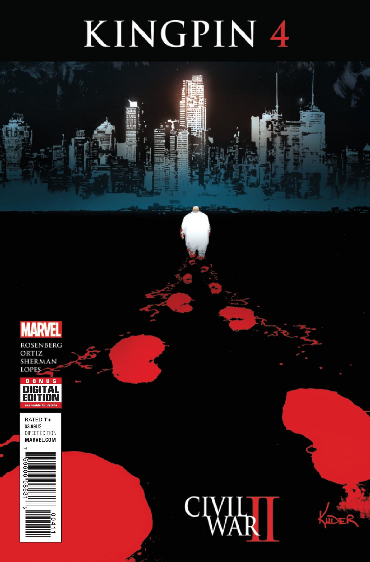 Marvel COMIC BOOK Civil War II: Kingpin #4 - CVR A (FN)