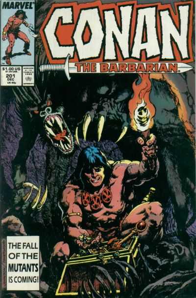 Marvel COMIC BOOK Conan the Barbarian #201 (VF)