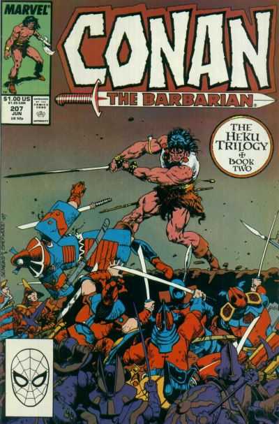 Marvel COMIC BOOK Conan the Barbarian #207 (VF)