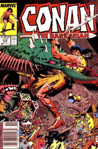 Marvel COMIC BOOK Conan the Barbarian #212 (VF)