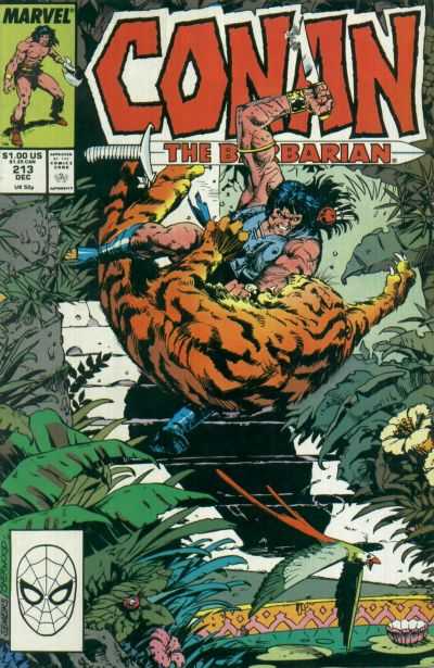 Marvel COMIC BOOK Conan the Barbarian #213 (VF)