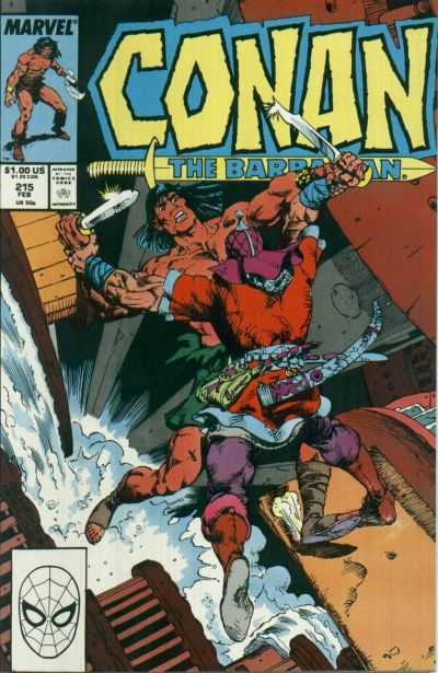 Marvel COMIC BOOK Conan the Barbarian #215 (VF)
