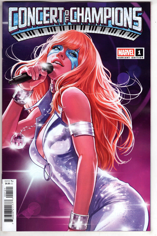 Marvel COMIC BOOK CONCERT OF CHAMPIONS #1 IVAN TALAVERA VARIANT