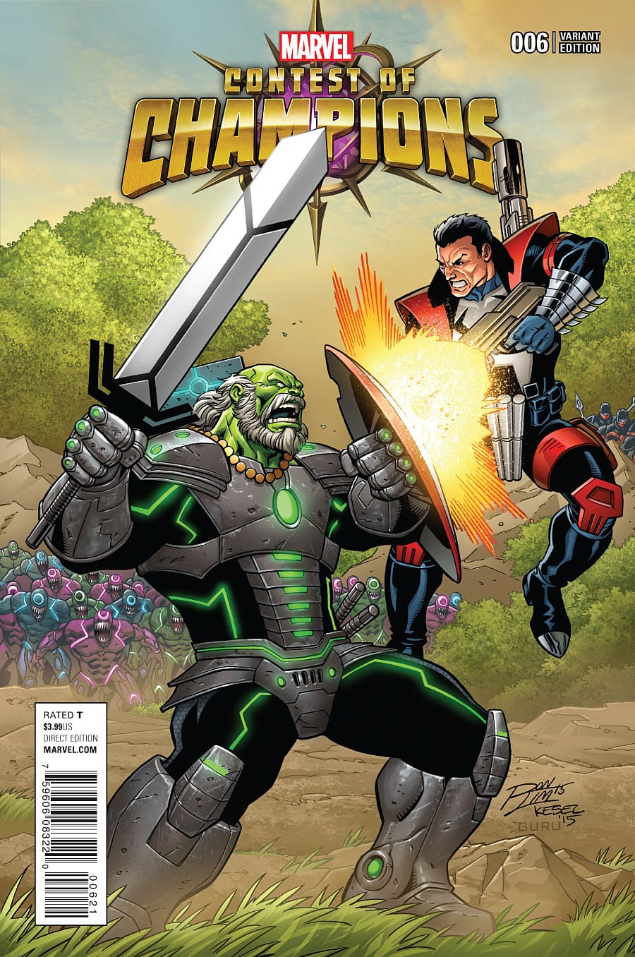 Marvel COMIC BOOK Contest of Champions #6 - B (VF/NM)