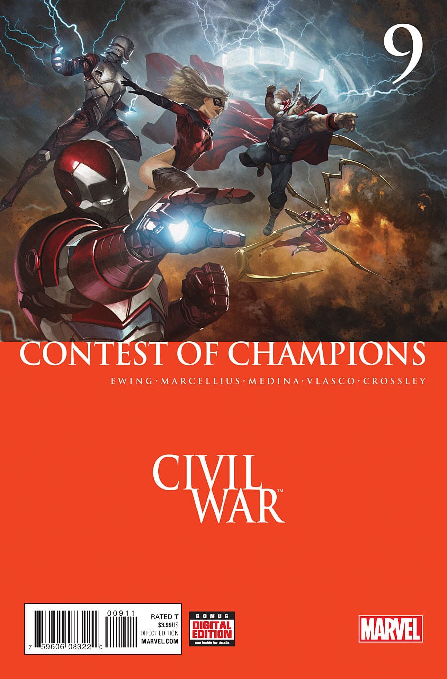 Marvel COMIC BOOK Contest of Champions #9 (VF/NM)