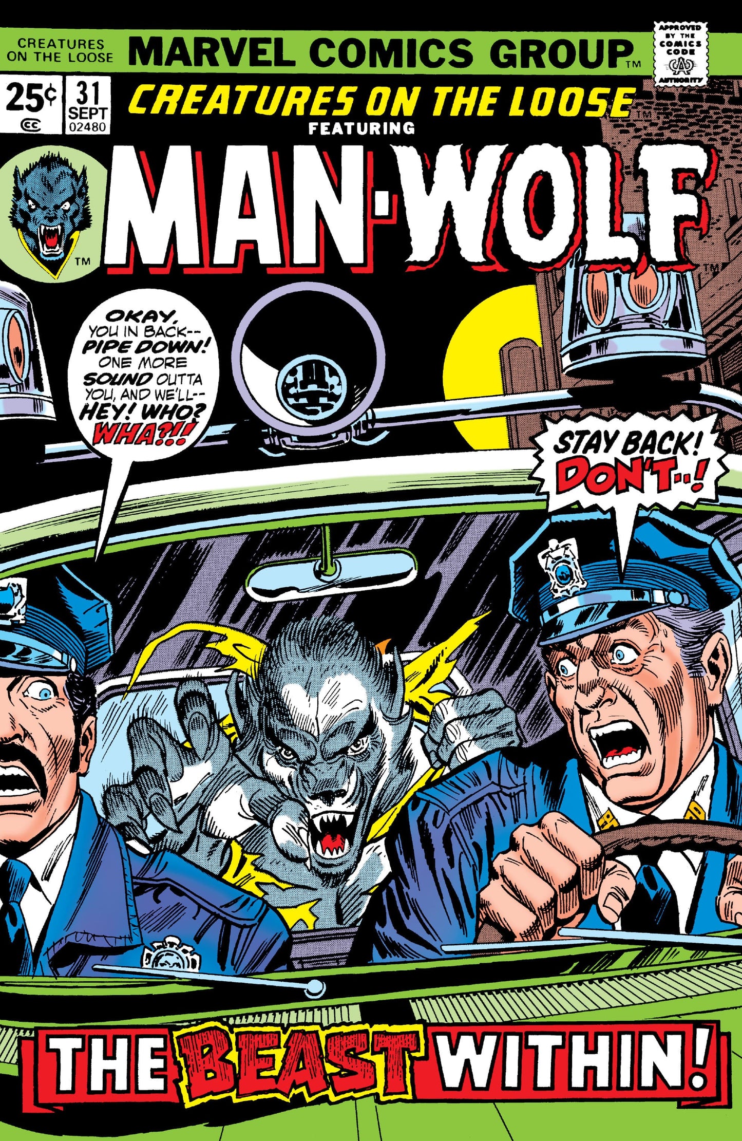 Marvel COMIC BOOK Creatures on the Loose #31 (VF/NM)