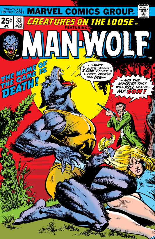 Marvel COMIC BOOK Creatures on the Loose #33 (VF/NM)