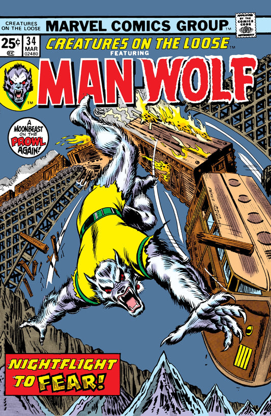 Marvel COMIC BOOK Creatures on the Loose #34 (VF/NM)