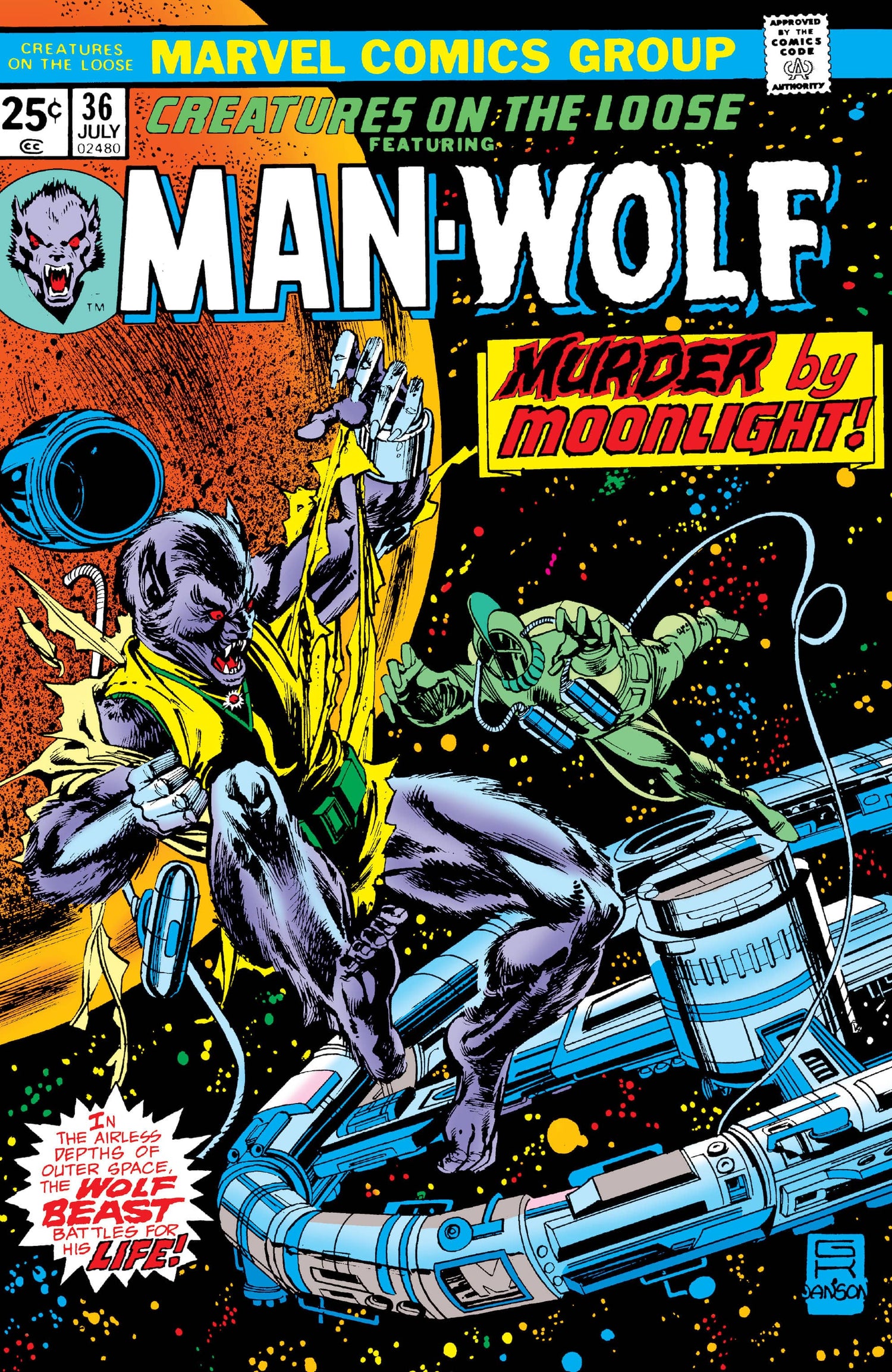 Marvel COMIC BOOK Creatures on the Loose #36 (VF/NM)