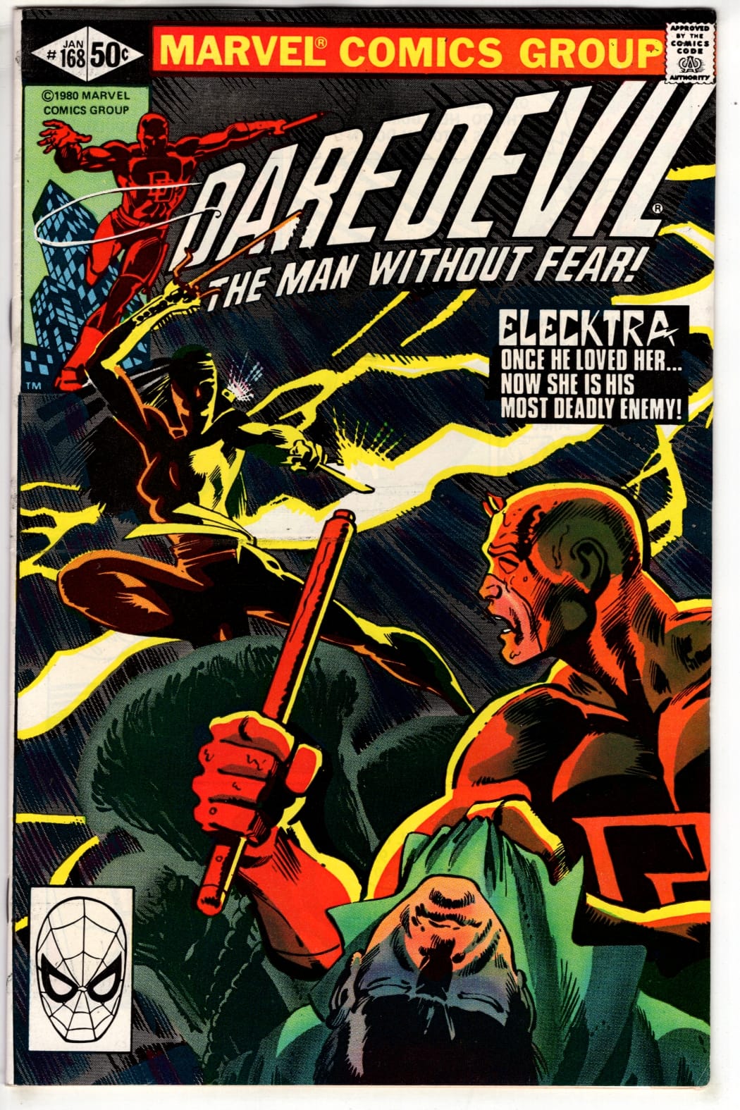Marvel COMIC BOOK Daredevil #168 (FN/VF)