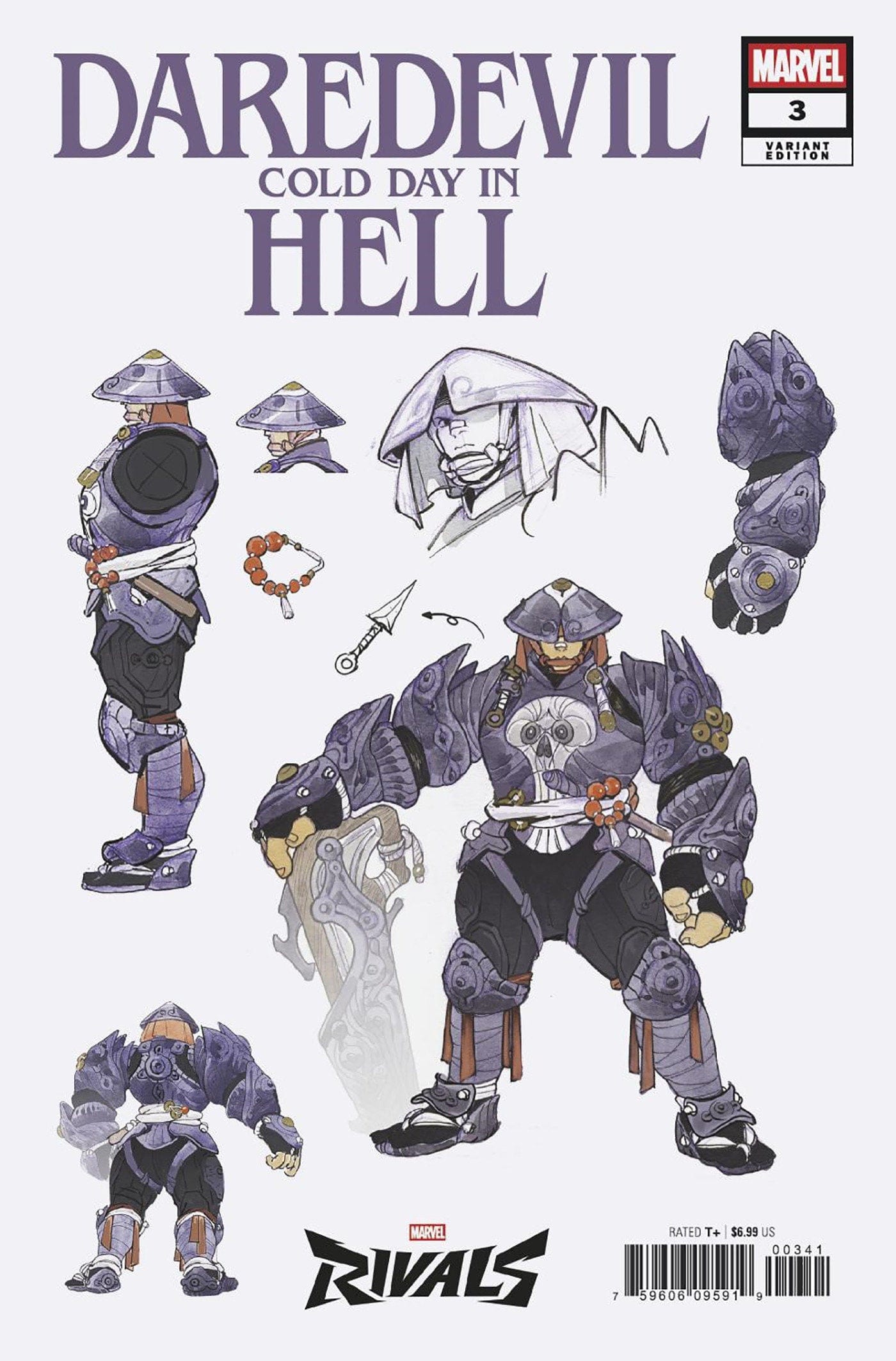 Marvel COMIC BOOK DAREDEVIL: COLD DAY IN HELL #3 PEACH MOMOKO MARVEL RIVALS VARIANT