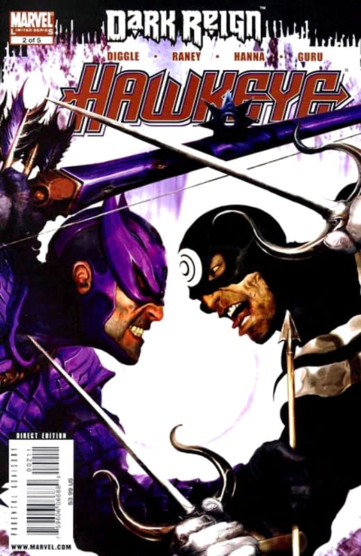 Marvel COMIC BOOK Dark Reign: Hawkeye #2 - CVR A (VF/NM)