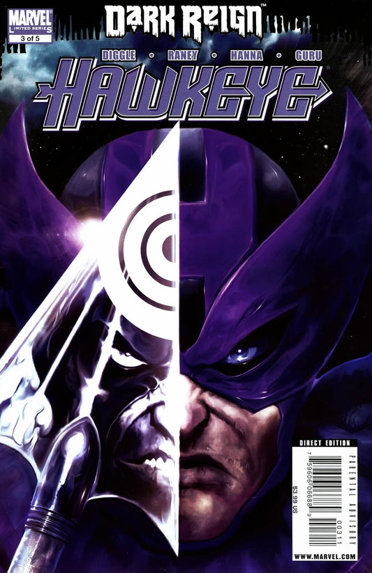 Marvel COMIC BOOK Dark Reign: Hawkeye #3 - CVR A (VF/NM)