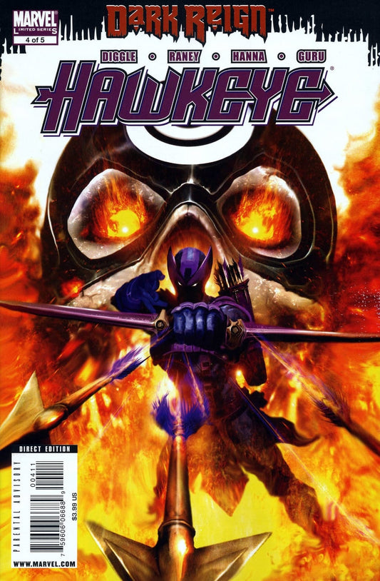 Marvel COMIC BOOK Dark Reign: Hawkeye #4 - CVR A (VF/NM)