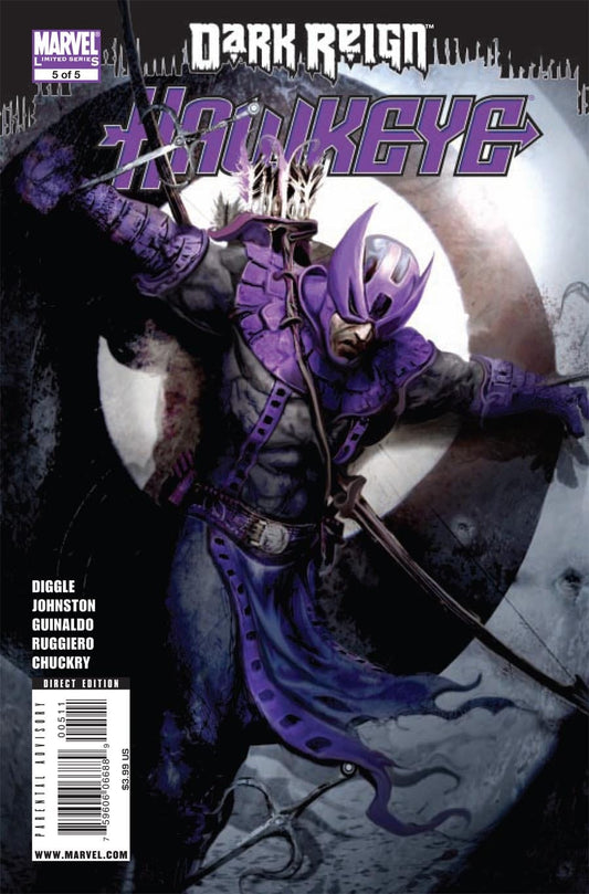 Marvel COMIC BOOK Dark Reign: Hawkeye #5 - CVR A (VF/NM)