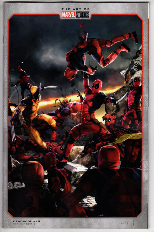 Marvel COMIC BOOK DEADPOOL #15 RODNEY FUENTEBELLA MARVEL STUDIOS VARIANT
