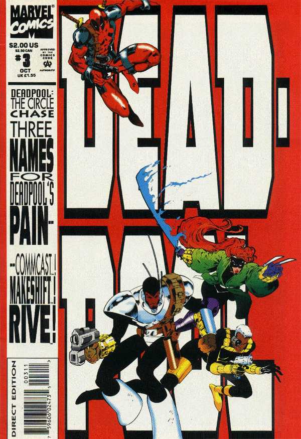 Marvel COMIC BOOK Deadpool #3 (VF)