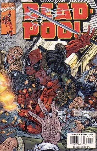 Marvel COMIC BOOK Deadpool #34 (VF)