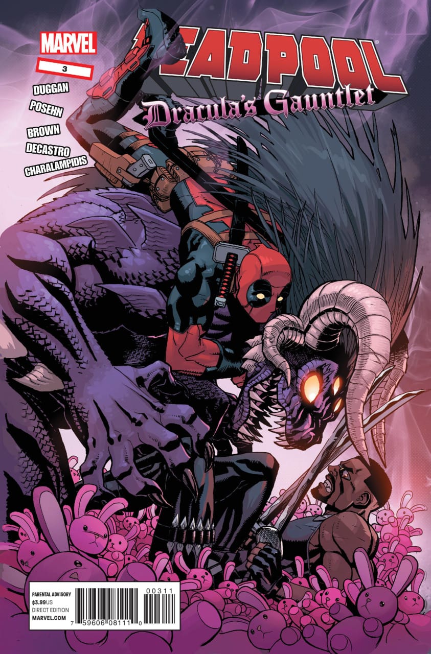 Marvel COMIC BOOK Deadpool: Dracula's Gauntlet #3 (VF)