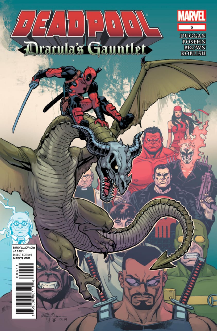 Marvel COMIC BOOK Deadpool: Dracula's Gauntlet #6 (VF)