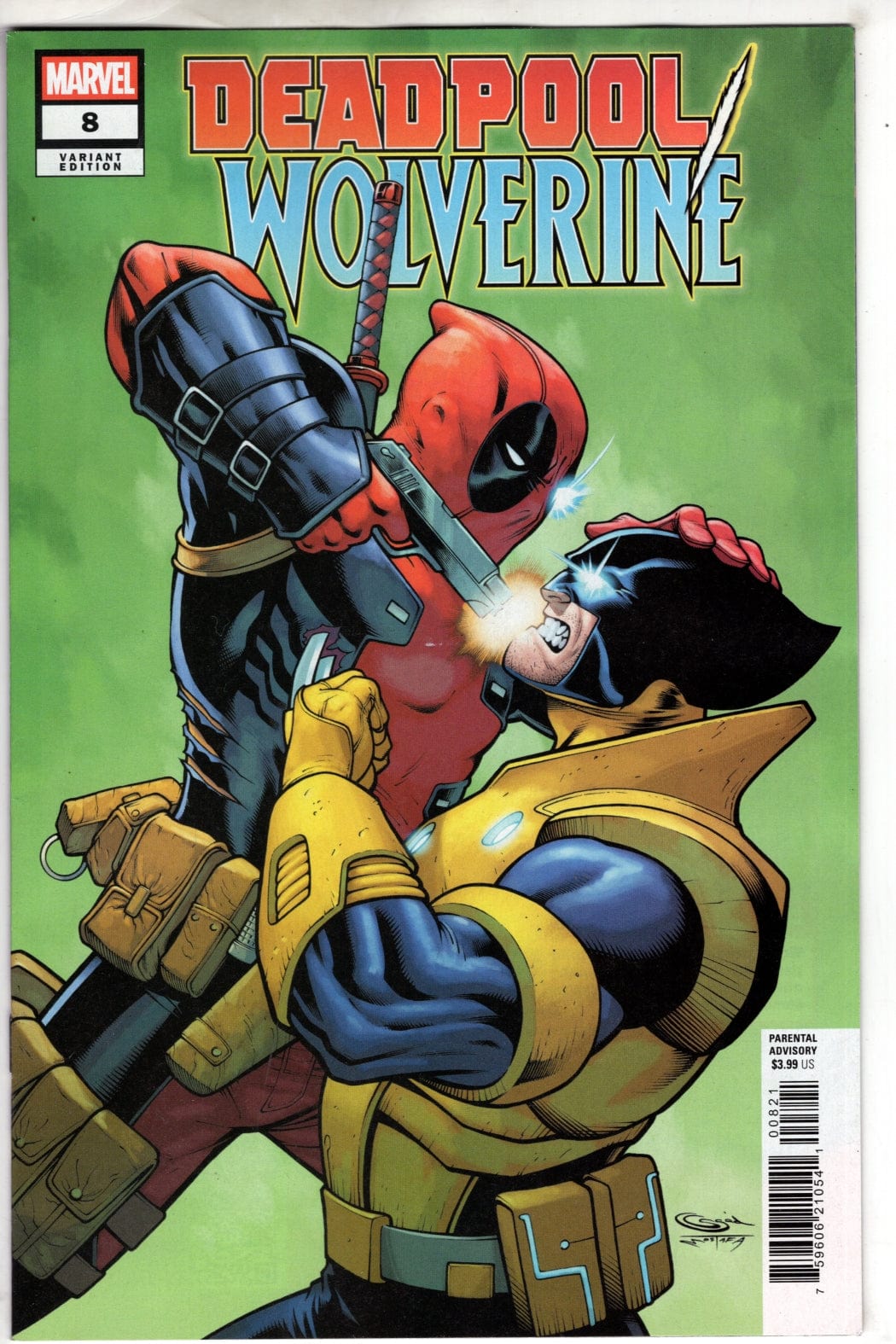 Marvel COMIC BOOK DEADPOOL/WOLVERINE #8 SAJAD SHAH VARIANT