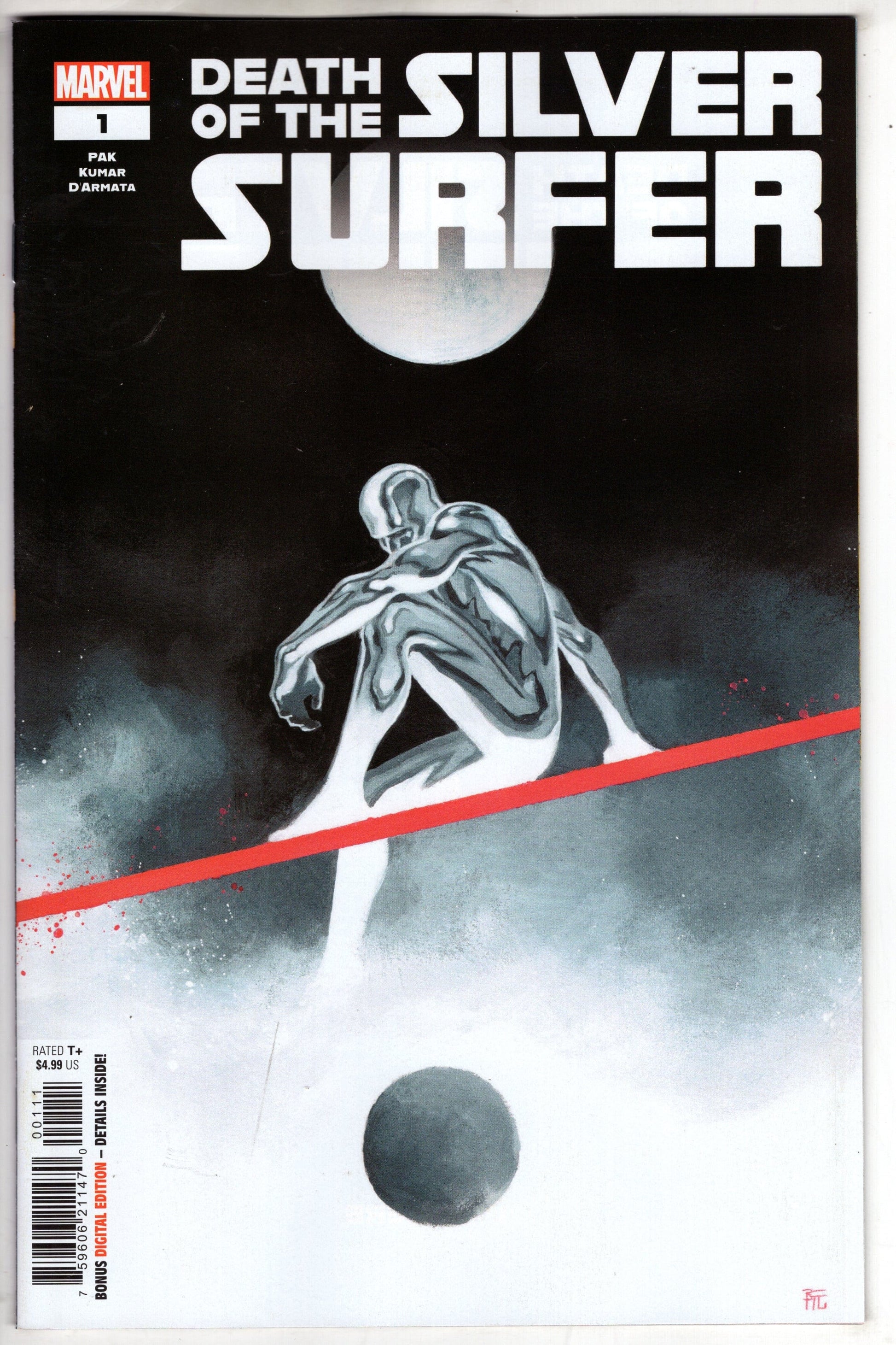 Marvel COMIC BOOK DEATH OF THE SILVER SURFER #1