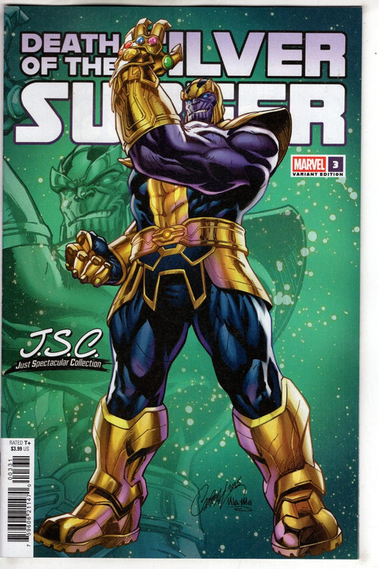 Marvel COMIC BOOK DEATH OF THE SILVER SURFER #3 J. SCOTT CAMPBELL VARIANT