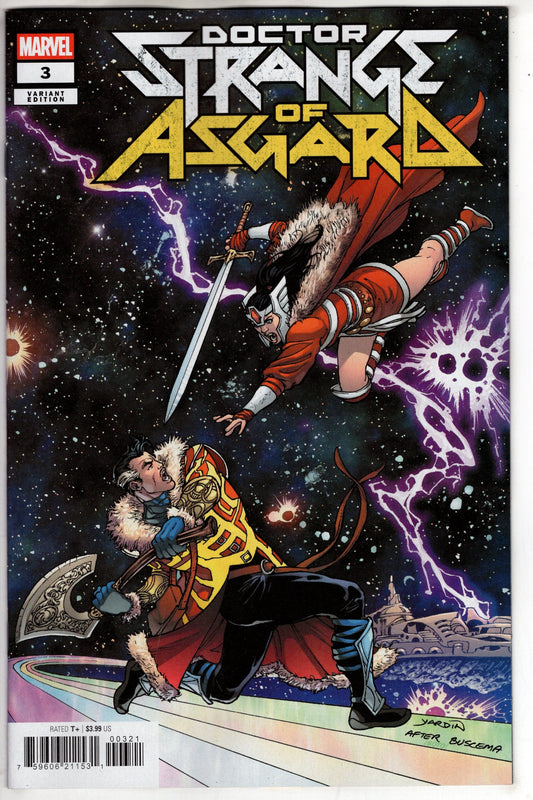 Marvel COMIC BOOK DOCTOR STRANGE OF ASGARD #3 DAVID YARDIN VARIANT