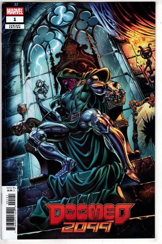 Marvel COMIC BOOK DOOMED 2099 #1 CLAUDIO CASTELLINI VARIANT