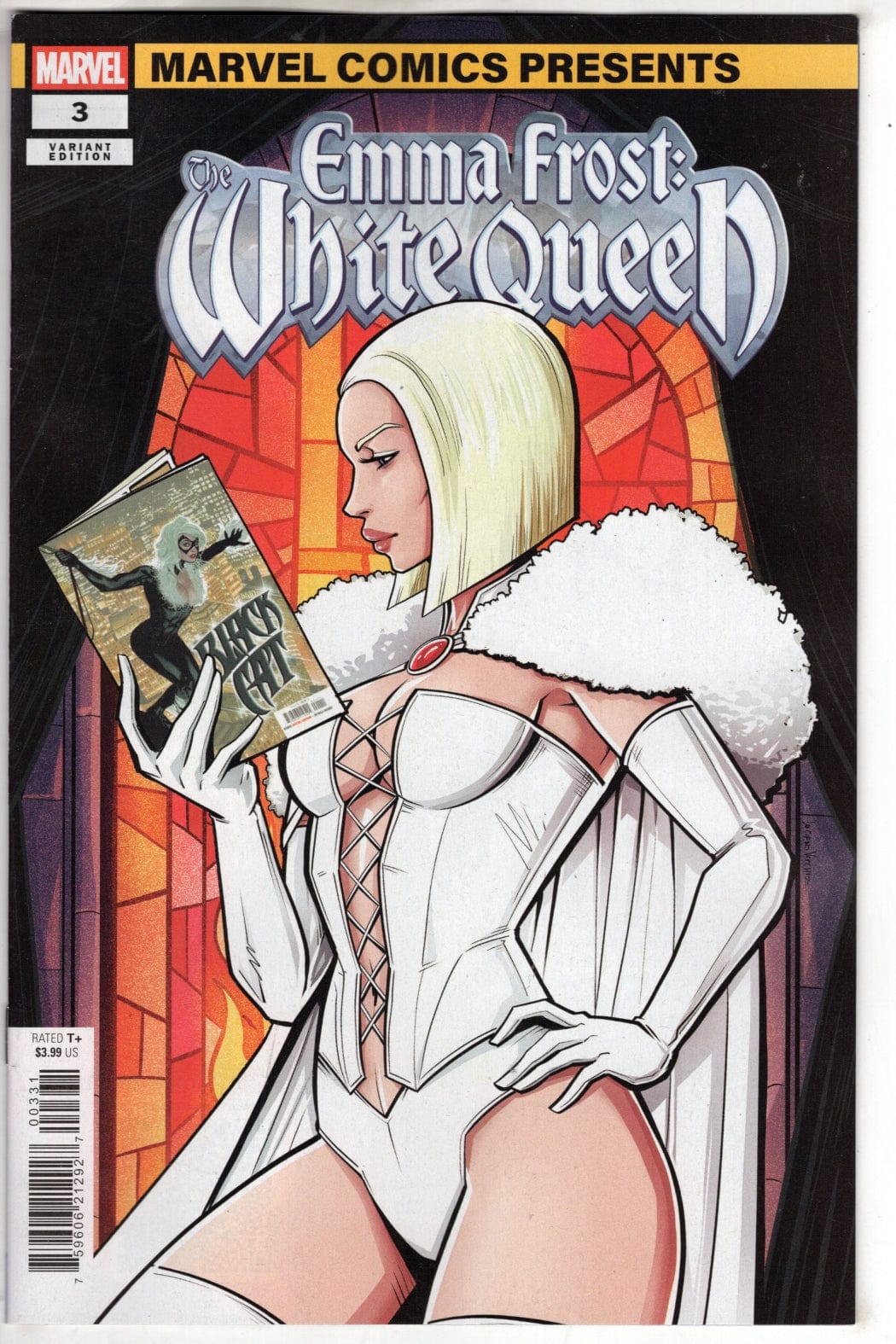 Marvel COMIC BOOK EMMA FROST: THE WHITE QUEEN #3 LUCIANO VECCHIO MARVEL COMICS PRESENTS VARIANT