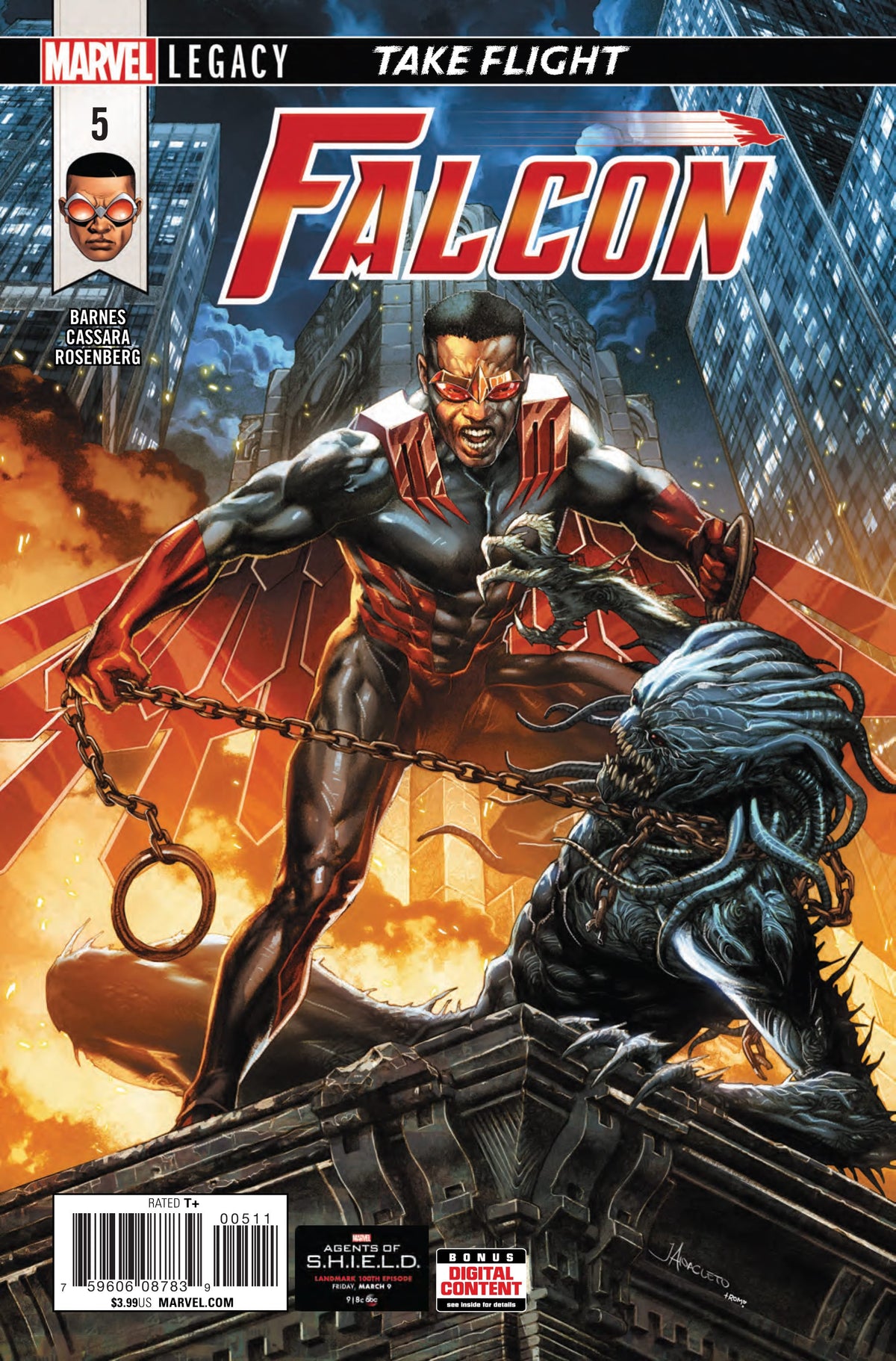 Marvel COMIC BOOK Falcon #5 - CVR A (FN)