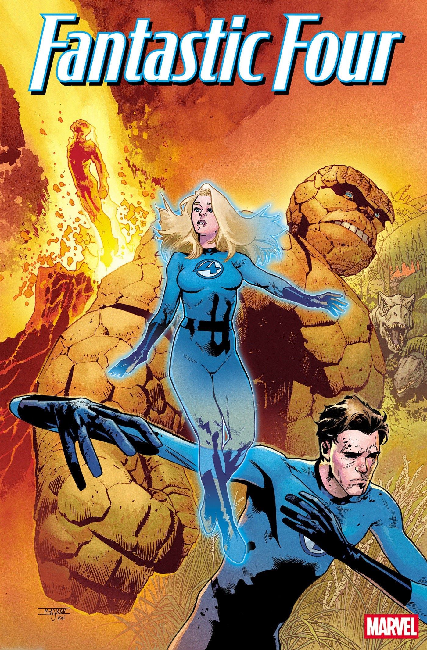 Marvel COMIC BOOK FANTASTIC FOUR #1 MAHMUD ASRAR FOIL VARIANT
