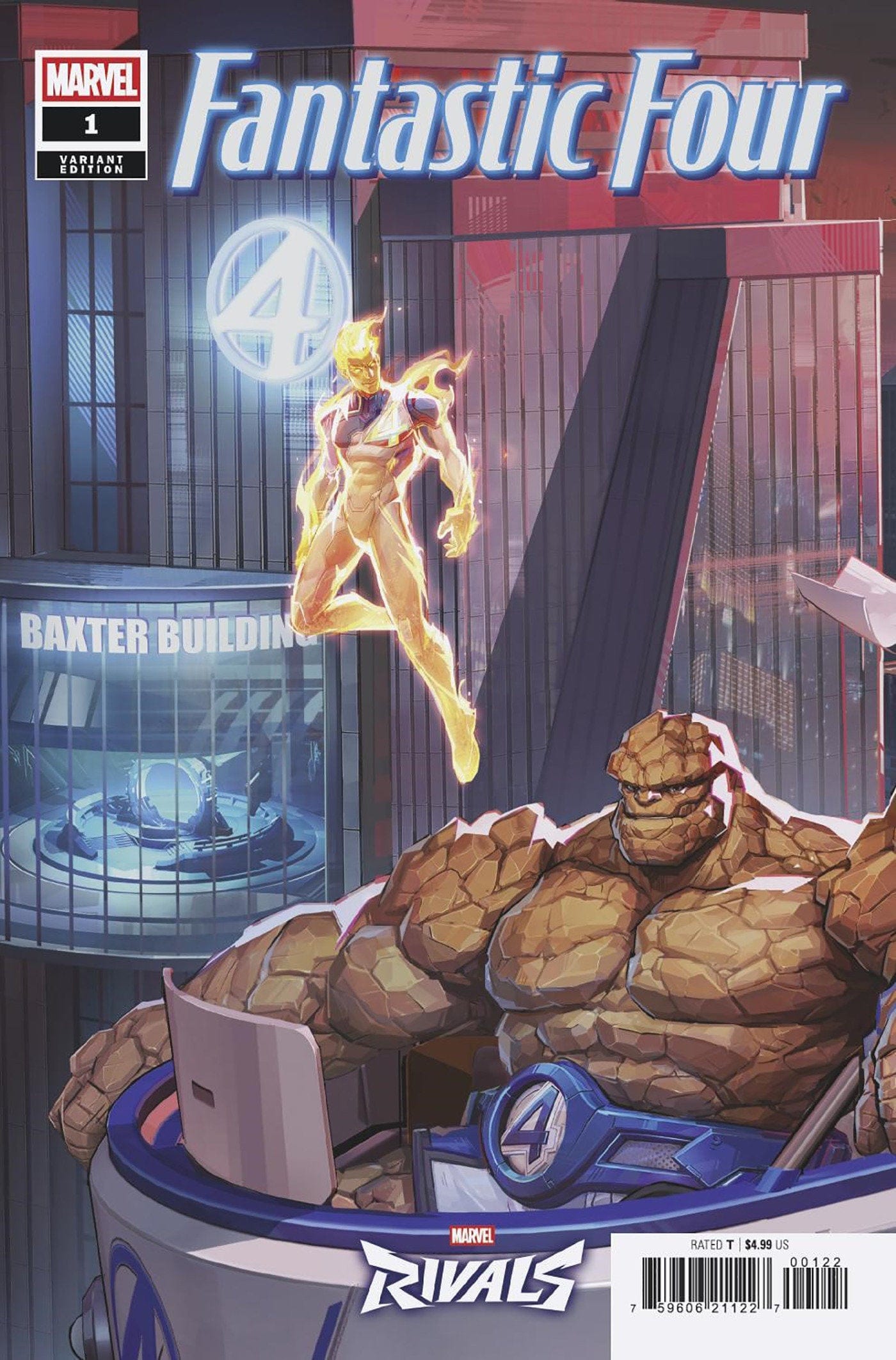 Marvel COMIC BOOK FANTASTIC FOUR #1 NETEASE GAMES MARVEL RIVALS 2-PART CONNECTING VARIANT