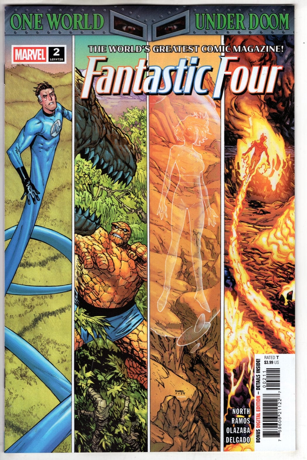 Marvel COMIC BOOK FANTASTIC FOUR #2