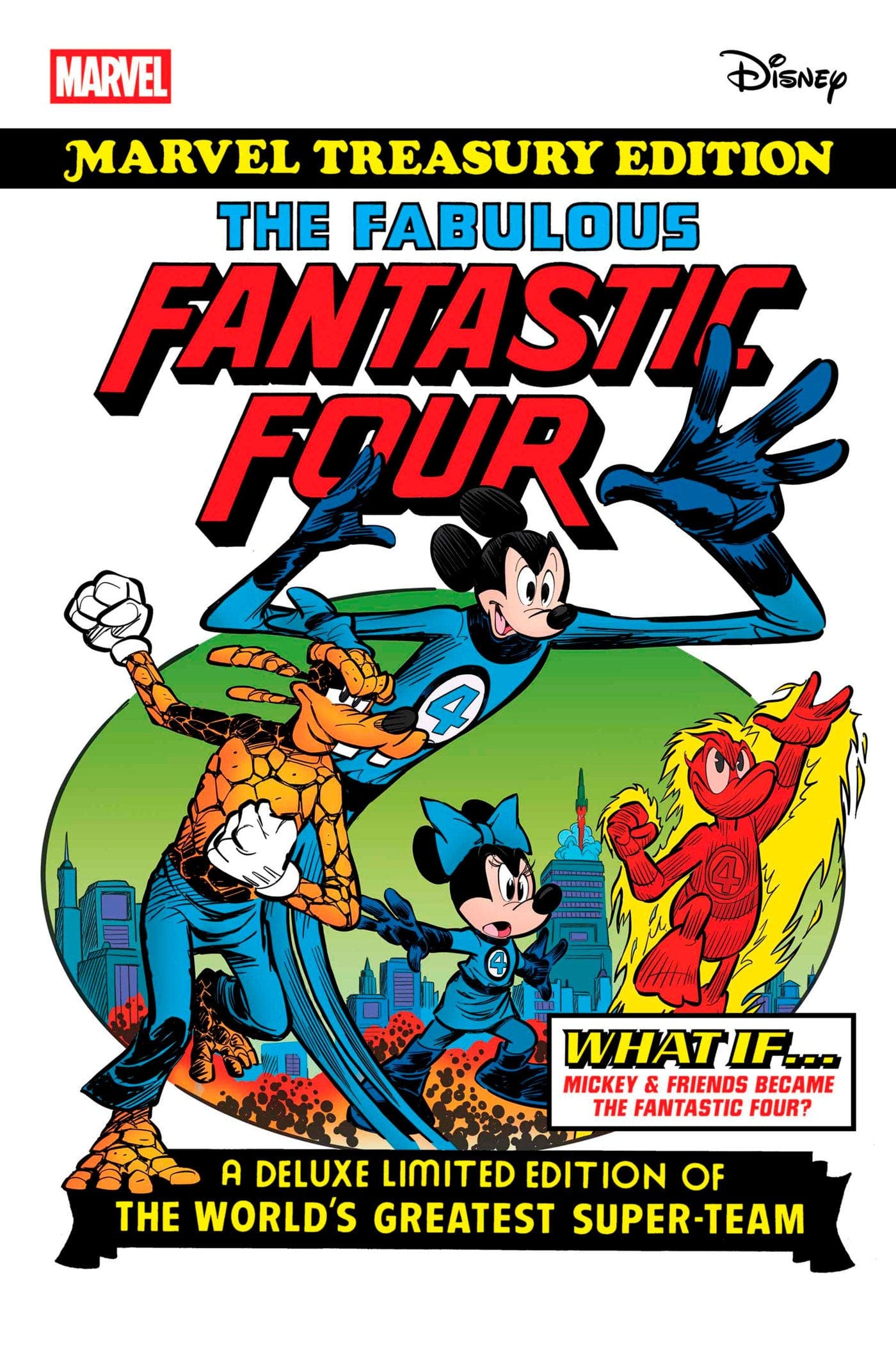 Marvel COMIC BOOK FANTASTIC FOUR #2 ALESSANDRO PASTROVICCHIO DISNEY WHAT IF? FANTASTIC FOUR HOMAGE VARIANT