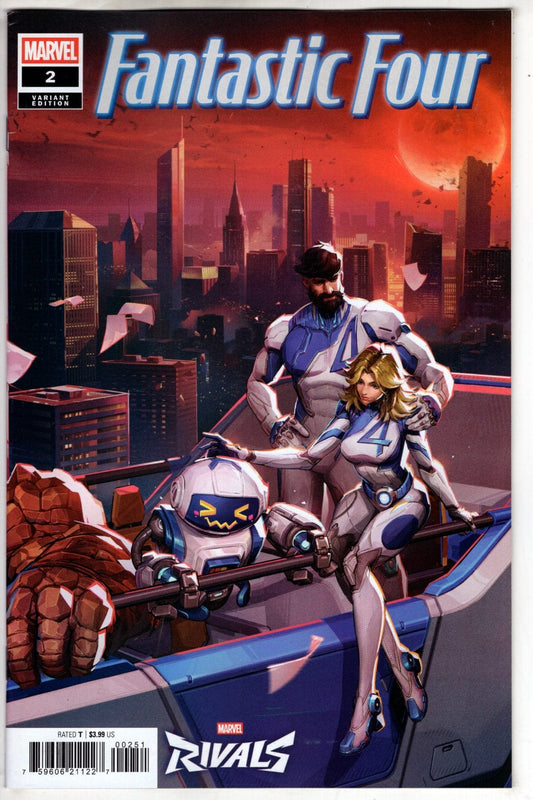 Marvel COMIC BOOK FANTASTIC FOUR #2 NETEASE GAMES MARVEL RIVALS 2-PART CONNECTING VARIANT