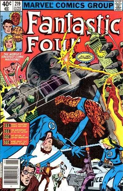 Marvel COMIC BOOK Fantastic Four #219 (FN)