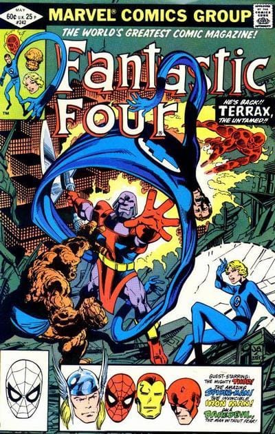 Marvel COMIC BOOK Fantastic Four #242 - CVR A (FN/VF)