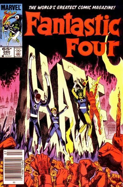 Marvel COMIC BOOK Fantastic Four #280 - CVR A (FN/VF)