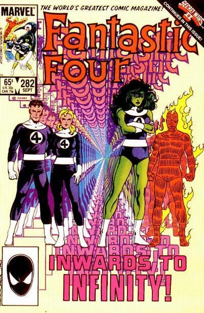 Marvel COMIC BOOK Fantastic Four #282 - CVR A (FN/VF)