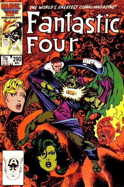 Marvel COMIC BOOK Fantastic Four #290 - CVR A (FN/VF)