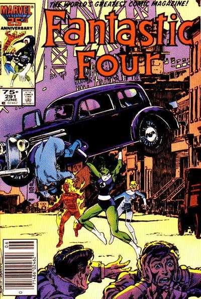 Marvel COMIC BOOK Fantastic Four #291 (FN)