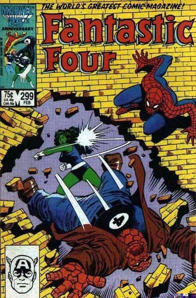 Marvel COMIC BOOK Fantastic Four #299 - CVR A (FN/VF)