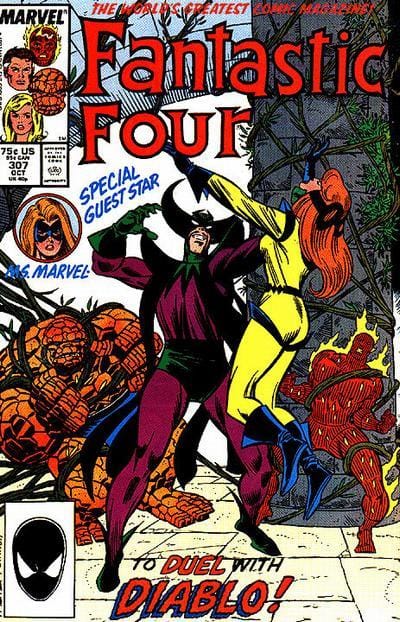 Marvel COMIC BOOK Fantastic Four #307 - CVR A (FN/VF)