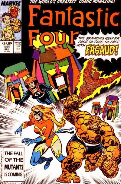 Marvel COMIC BOOK Fantastic Four #309 - CVR A (FN/VF)