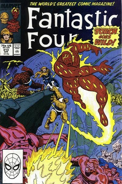Marvel COMIC BOOK Fantastic Four #313 - CVR A (FN/VF)