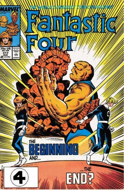 Marvel COMIC BOOK Fantastic Four #317 - CVR A (FN/VF)