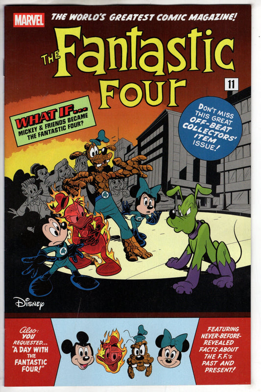 Marvel COMIC BOOK FANTASTIC FOUR #32 EMILIO URBANO DISNEY WHAT IF? FANTASTIC FOUR HOMAGE VARIANT [DOOM]
