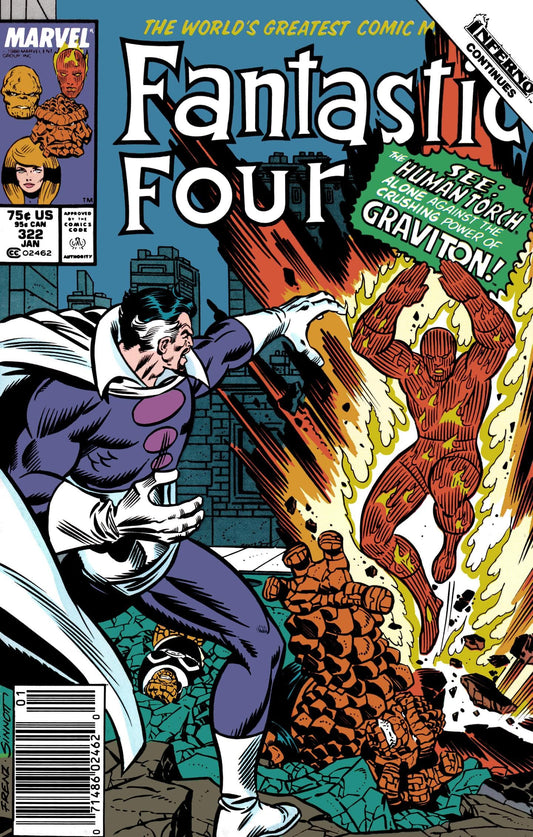 Marvel COMIC BOOK Fantastic Four #322 - CVR A (FN/VF)